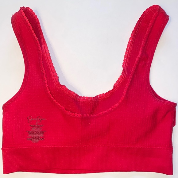 Sm. Jessica Simpson Bralette Stretchy Cropped Tank Top Remove Pads Metal Tag - Picture 11 of 14
